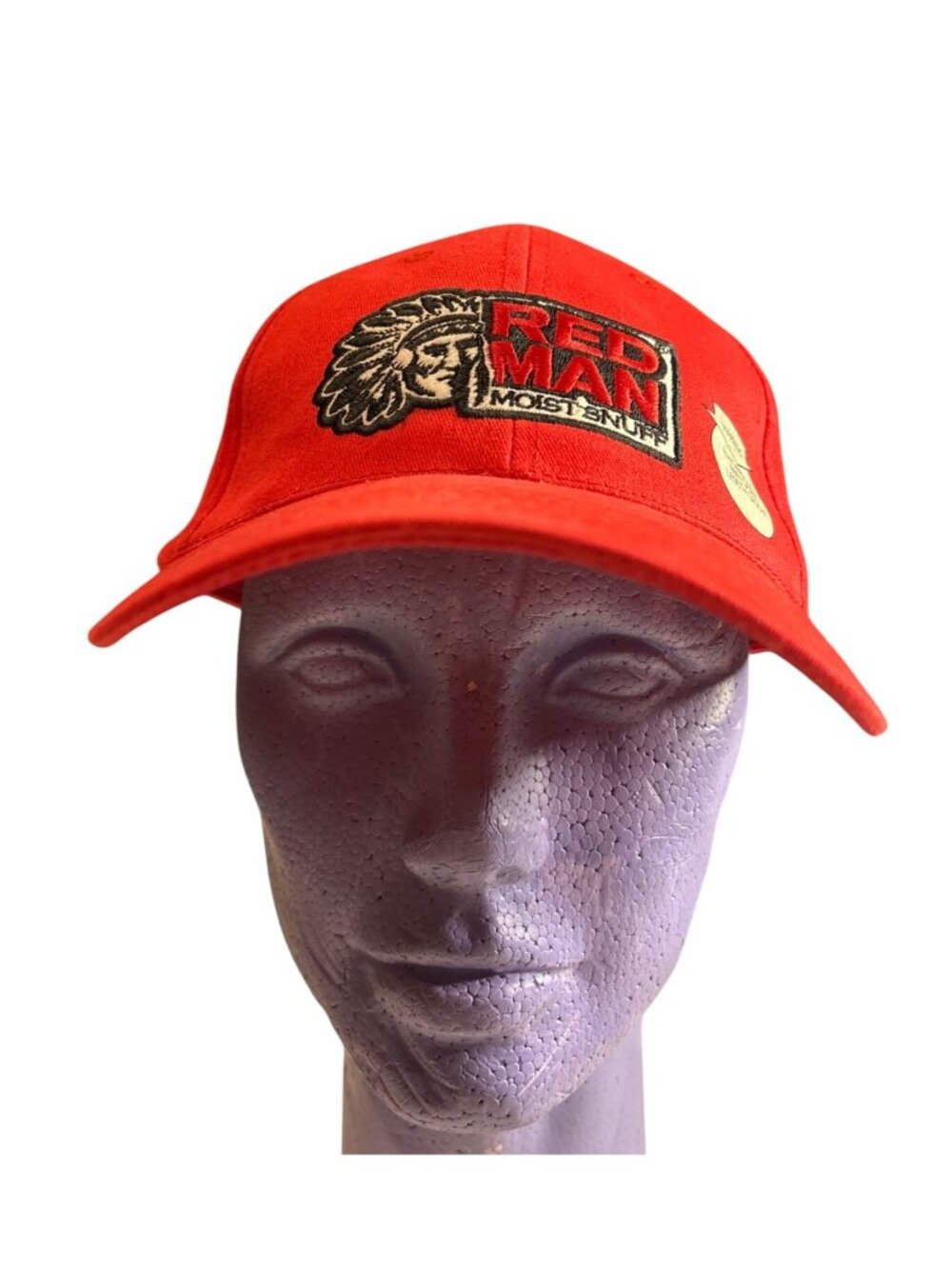 Red Man Moist Snuff Adjustable Truckers, Baseball,Red,Logo, Cap, Signature Coll.
